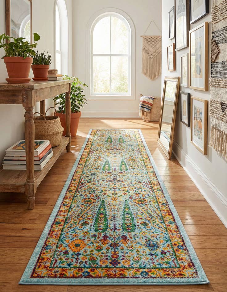 Detail image of 2' 7 x 10' Calypso Runner Rug