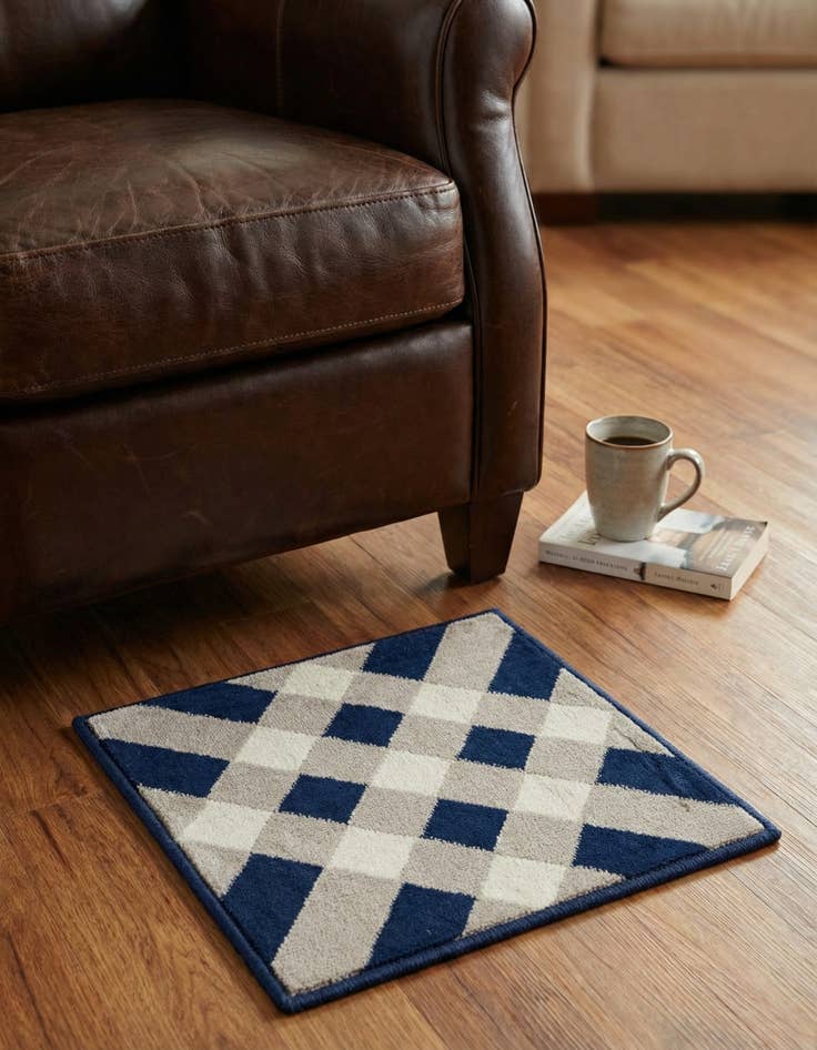 Detail image of Jane Seymour 1' 8 x 1' 8 Open Hearts Sample Rug