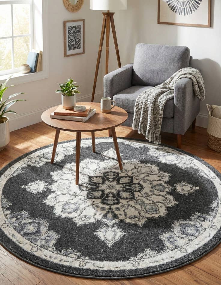 Detail image of 5' x 5' Parker Round Rug