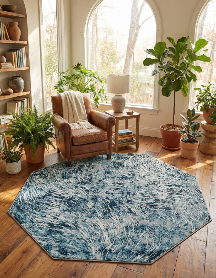 Detail image of 6' x 6' Oasis Octagon Rug