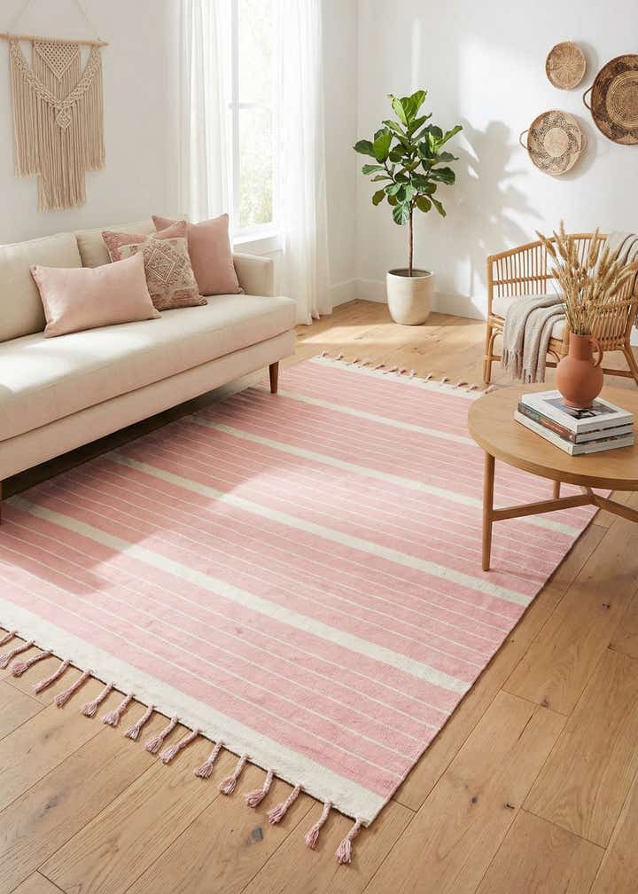 8' x 10' Hand Woven Chindi Cotton Rug