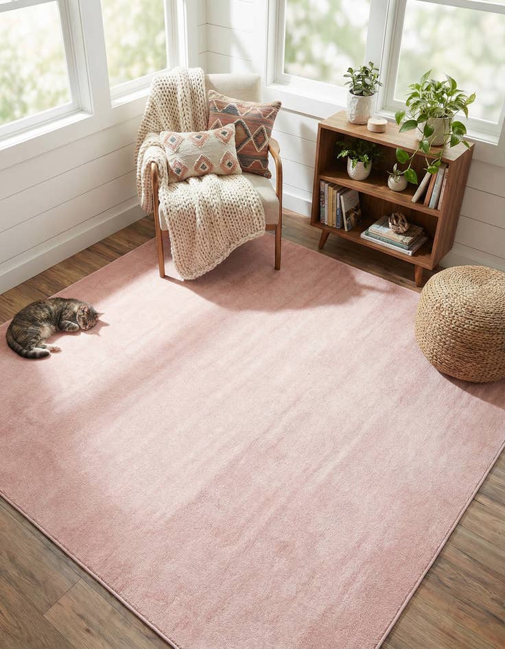 Detail image of 7' x 7' Everyday Solid Square Rug