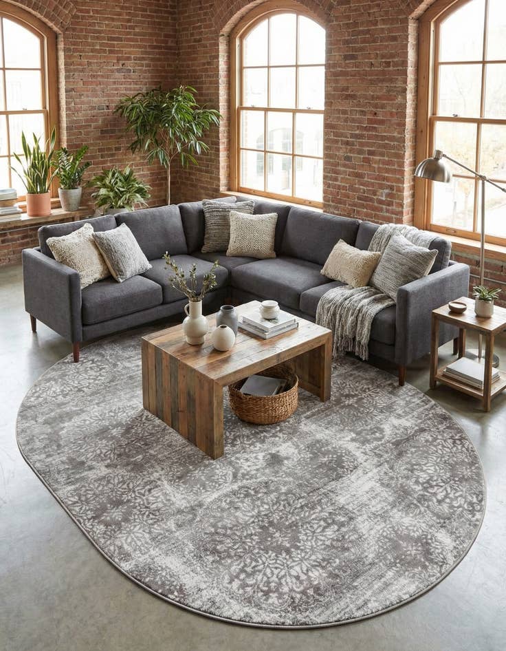 Detail image of 7' 10 x 10' Monte Carlo Oval Rug