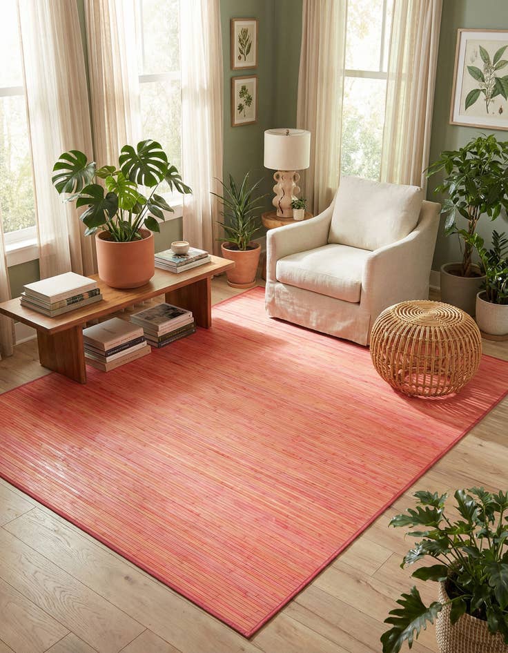 Detail image of 7' 10 x 10' Bamboo Rug