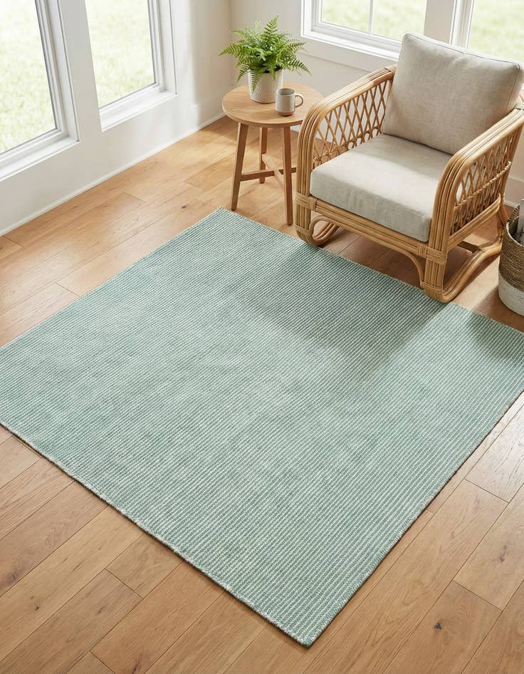 Detail image of 5' 1 x 5' 1 Washable Jill Zarin Palm Springs Indoor / Outdoor Square Rug