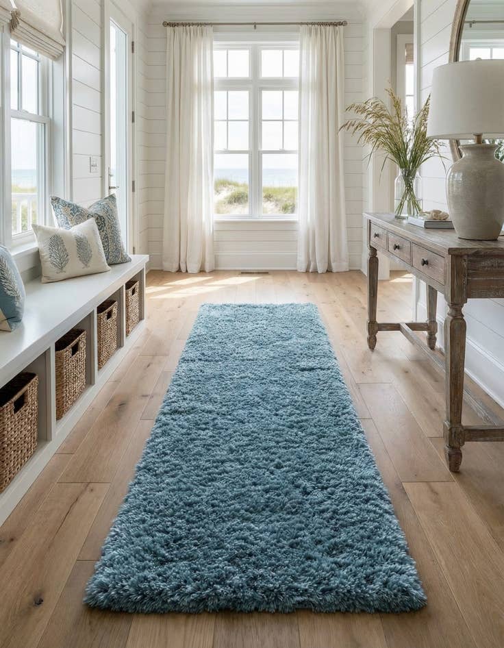 Detail image of 2' 7 x 13' Infinity Shag Runner Rug