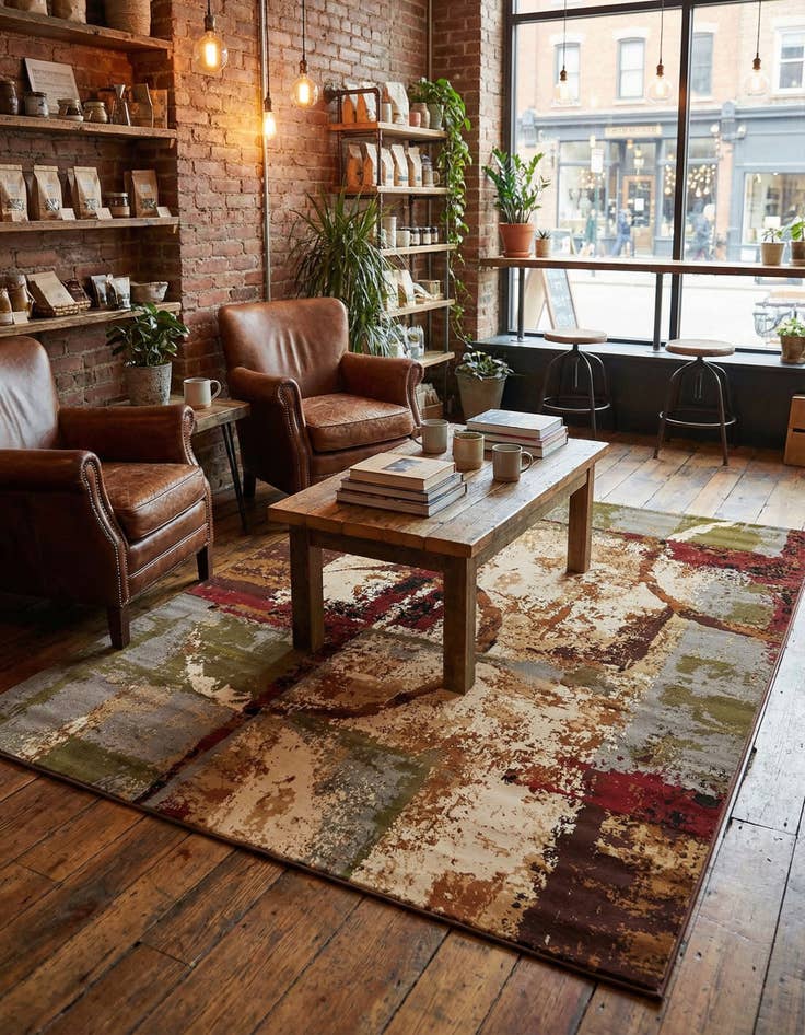 Detail image of 7' 10 x 10' Cafe Rug