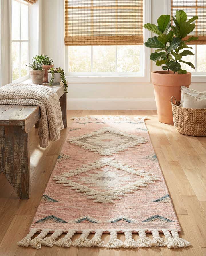 2' 2 x 6' 1 Hand Woven Arizona Wool Runner Rug
