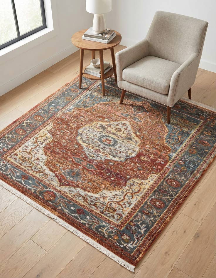 Detail image of 5' 3 x 5' 3 Havana Square Rug