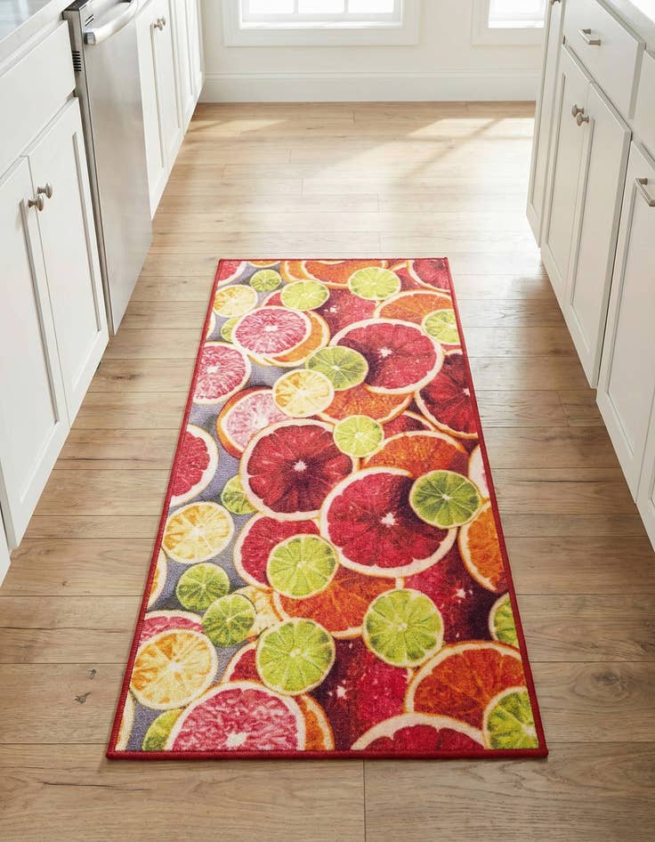 Detail image of 2' x 3' 11  Washable Jill Zarin Caribbean Indoor / Outdoor Runner Rug