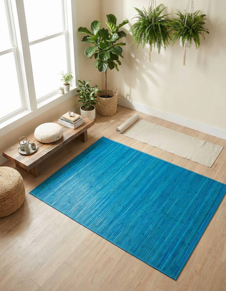 Detail image of 4' x 6' Bamboo Rug