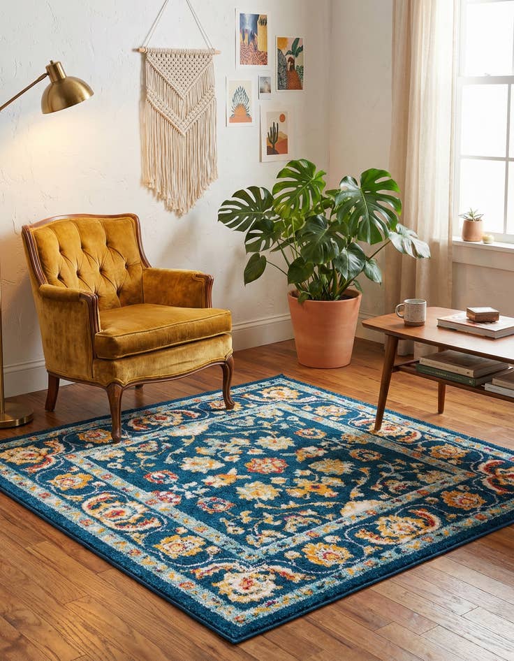 Detail image of 4' x 4' Aurelia Square Rug