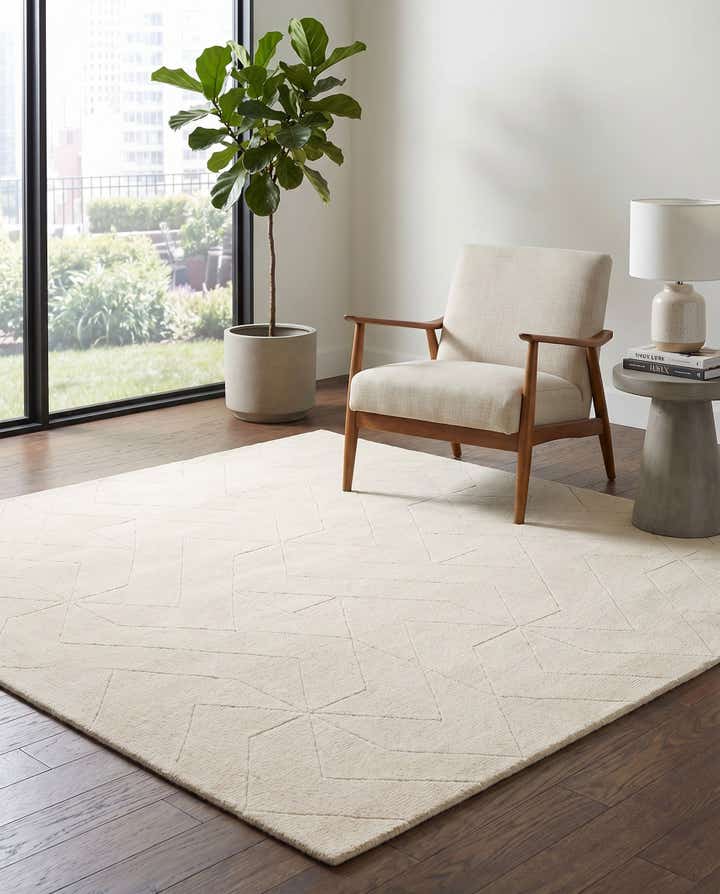 7' 10 x 7' 10 WoolCraft Geometric Square Rug