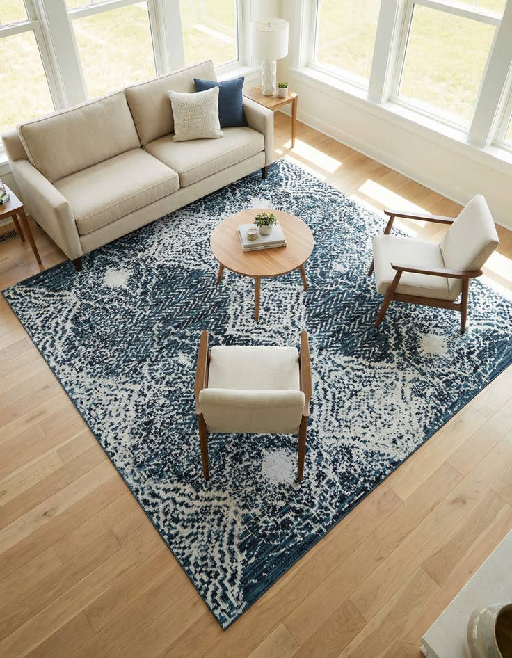 Detail image of 7' 10 x 7' 10 Kamala Washable Square Rug