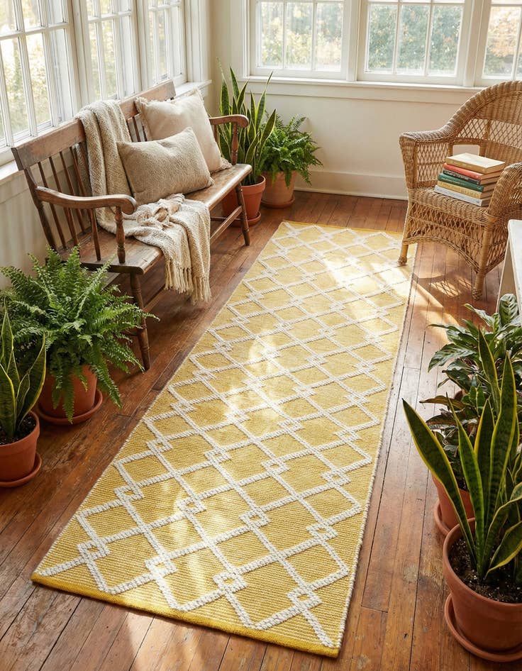 Detail image of 2' 7 x 10'  Hand Knotted Jill Zarin Dorset Runner Rug