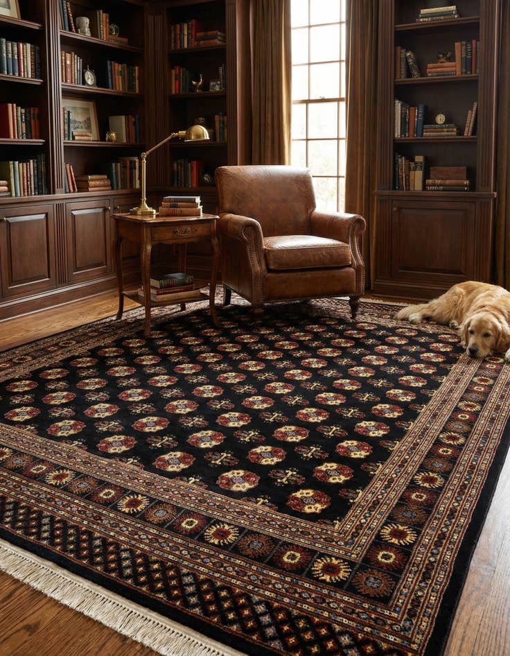 Detail image of 9' x 12' Bokhara Rug