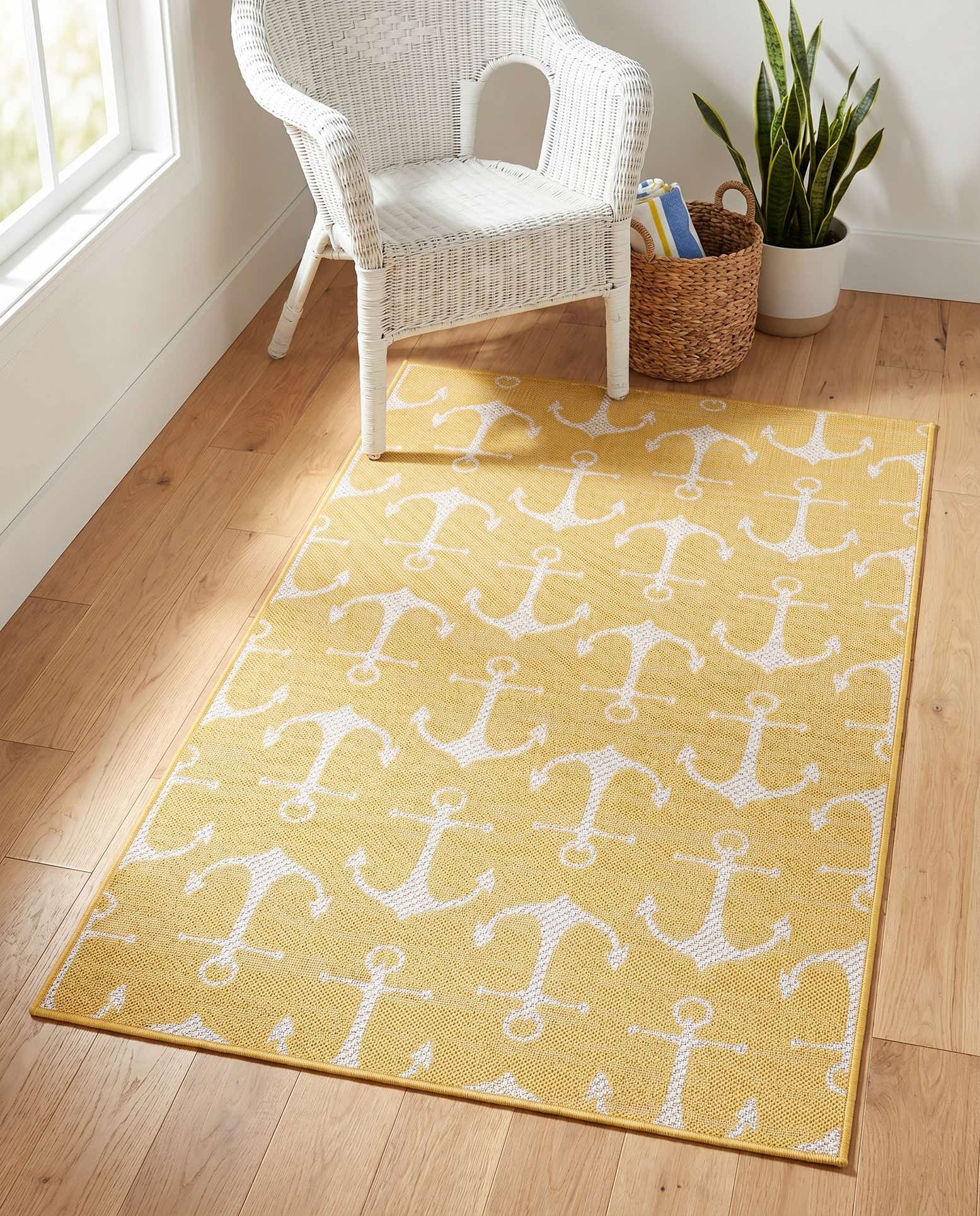 3' x 5' 3 Easy-Clean Coastal Indoor / Outdoor Rug