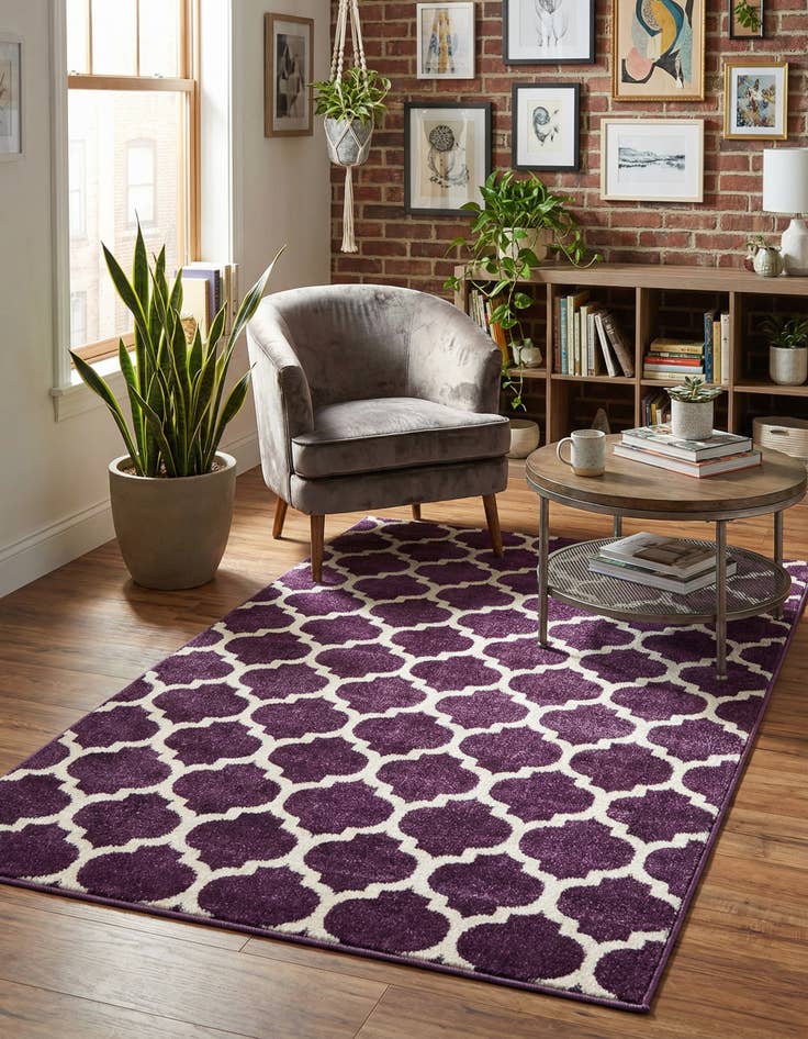 Detail image of 3' 3 x 5' 3 Lattice Rug