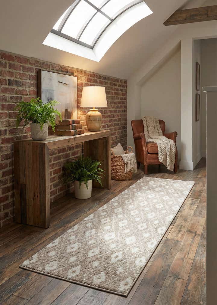 2' 7 x 10' Sepia Runner Rug