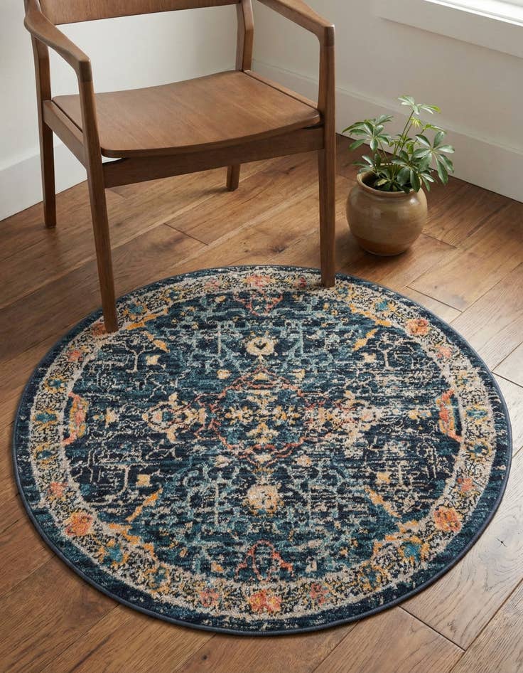 Detail image of 3' 3 x 3' 3 Lola Round Rug