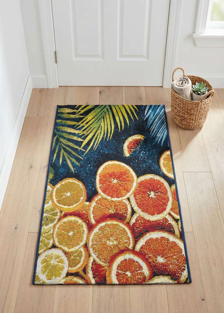 2' x 3' Easy-Clean Coastal Indoor / Outdoor Rug
