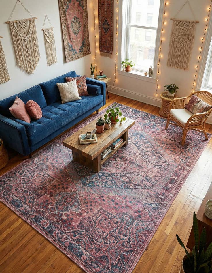 Detail image of 6' x 9' Washable Maahru Rug