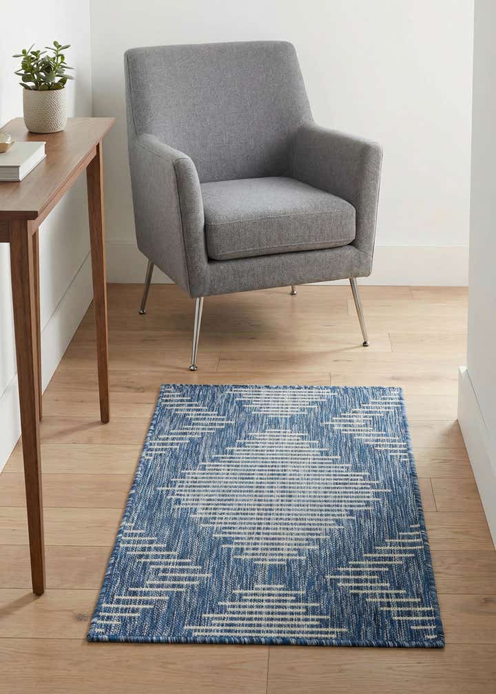 2' x 3' Easy-Clean Modern Indoor / Outdoor Rug