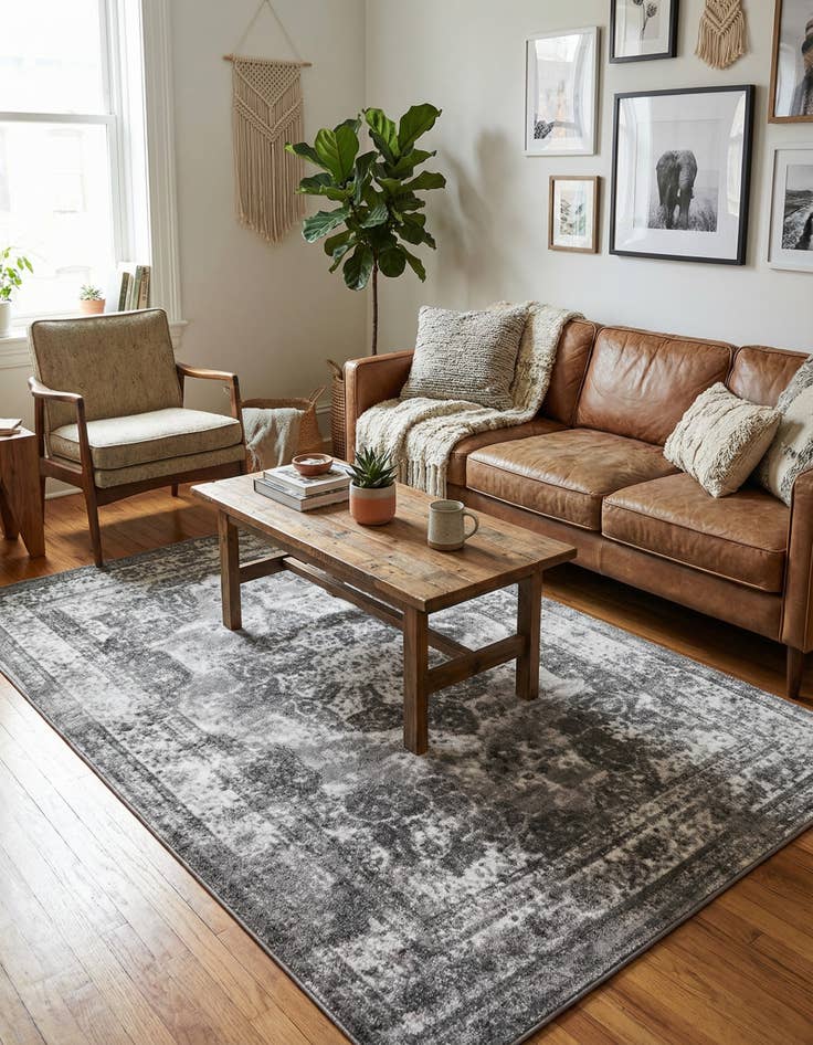 Detail image of 5' 3 x 8' Monte Carlo Rug