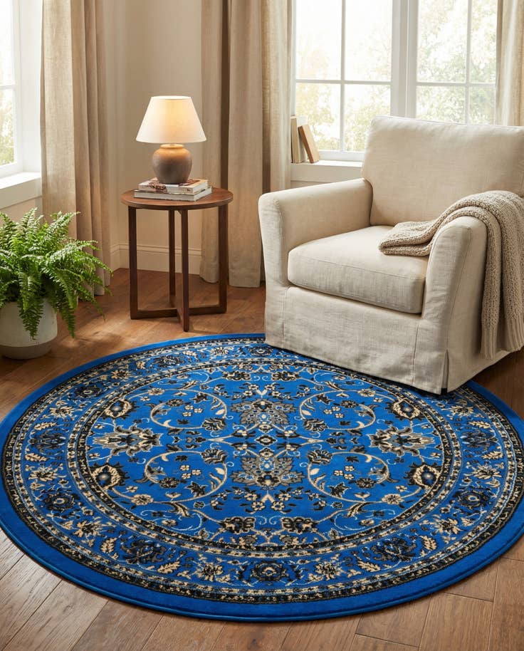 Detail image of 6' x 6' Yasmin Round Rug
