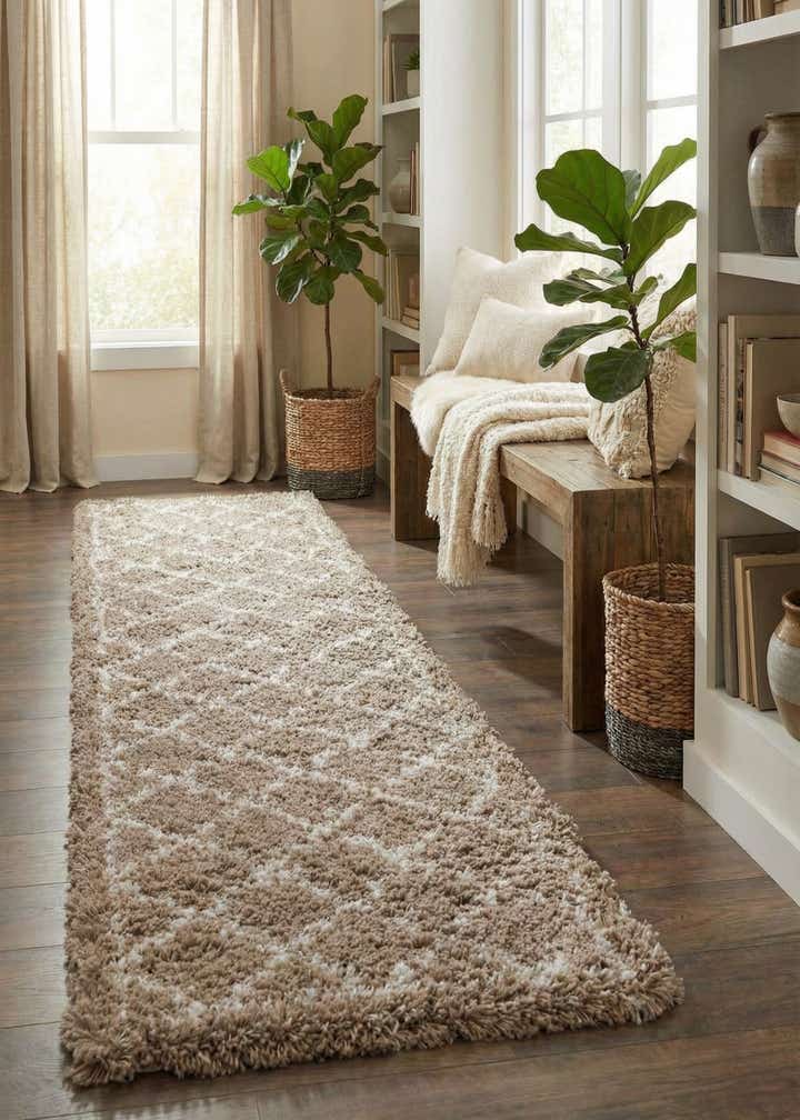 2' 7 x 12' Infinity Shag Runner Rug