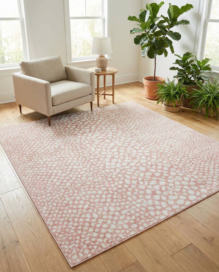Detail image of 7' 10 x 7' 10 Kamala Washable Square Rug