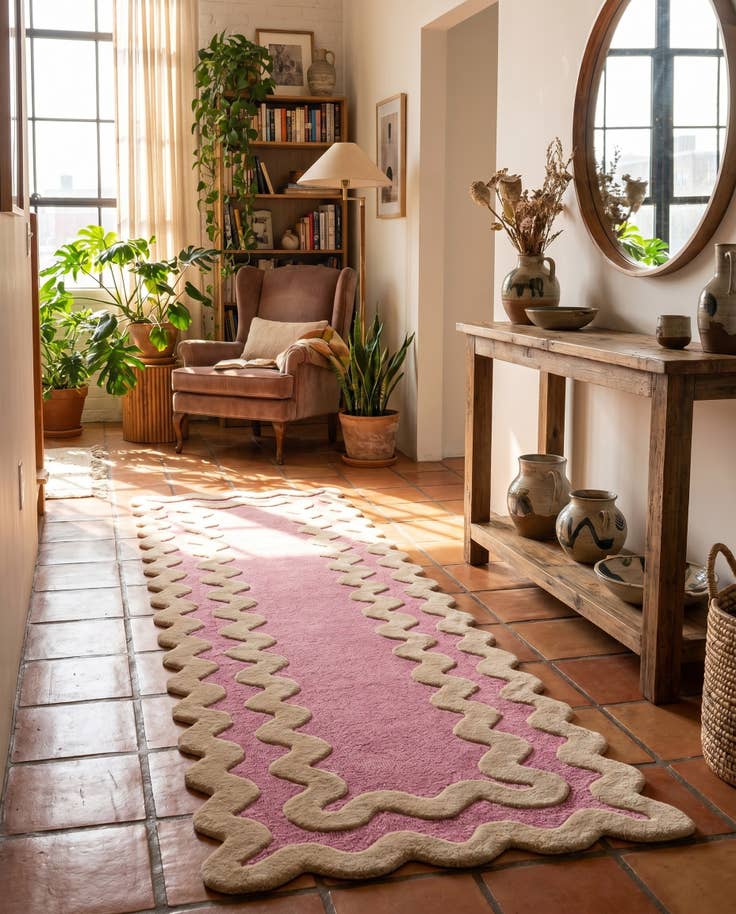 Detail image of 2' 7 x 10' Happy Rugs Wool Runner