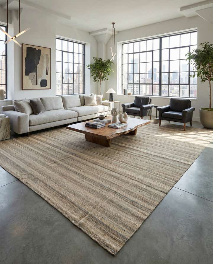 10' x 12' 8 Hand Woven Kilim Modern Wool Rug