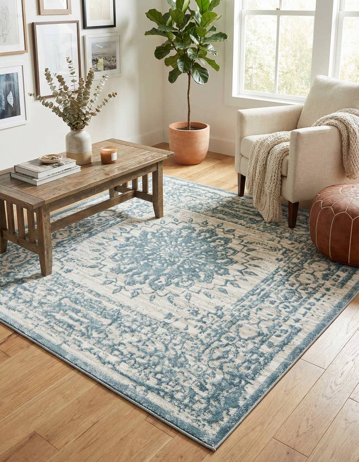 Detail image of 5' 3 x 5' 3 Derbyshire Square Rug