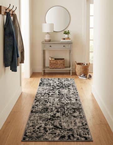 Gray Lucerne Runner Rug