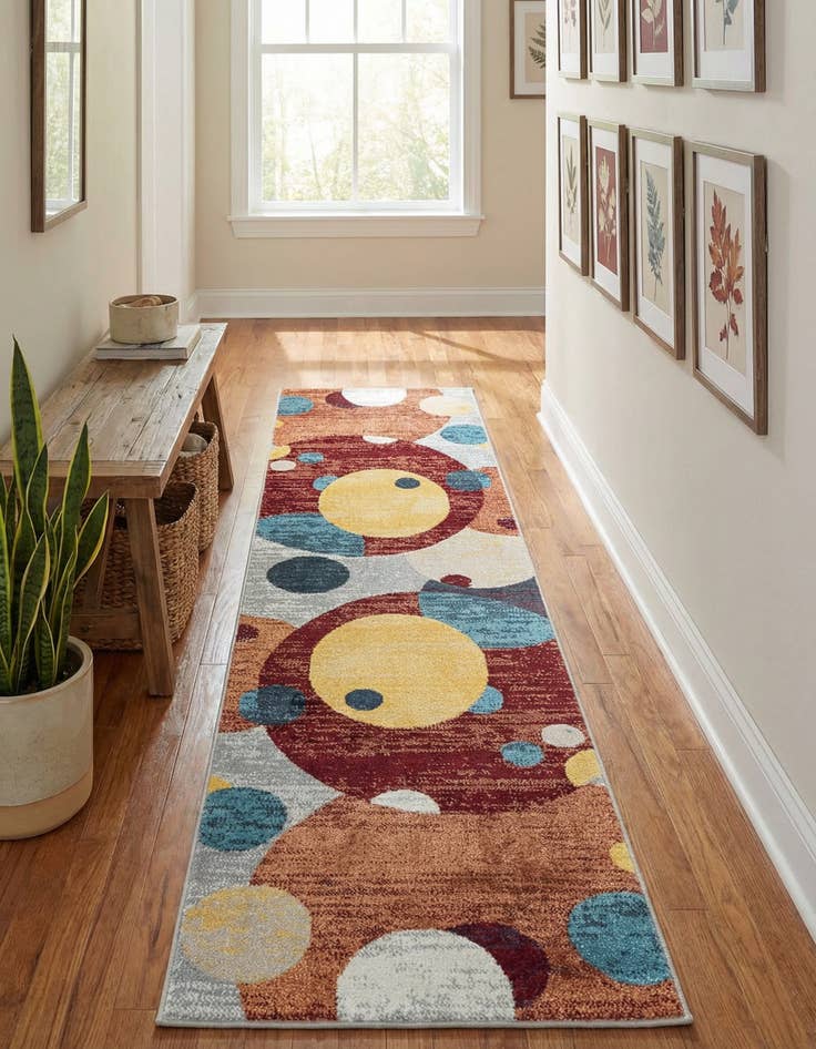 Detail image of 2' x 8' Kamala Washable Runner Rug