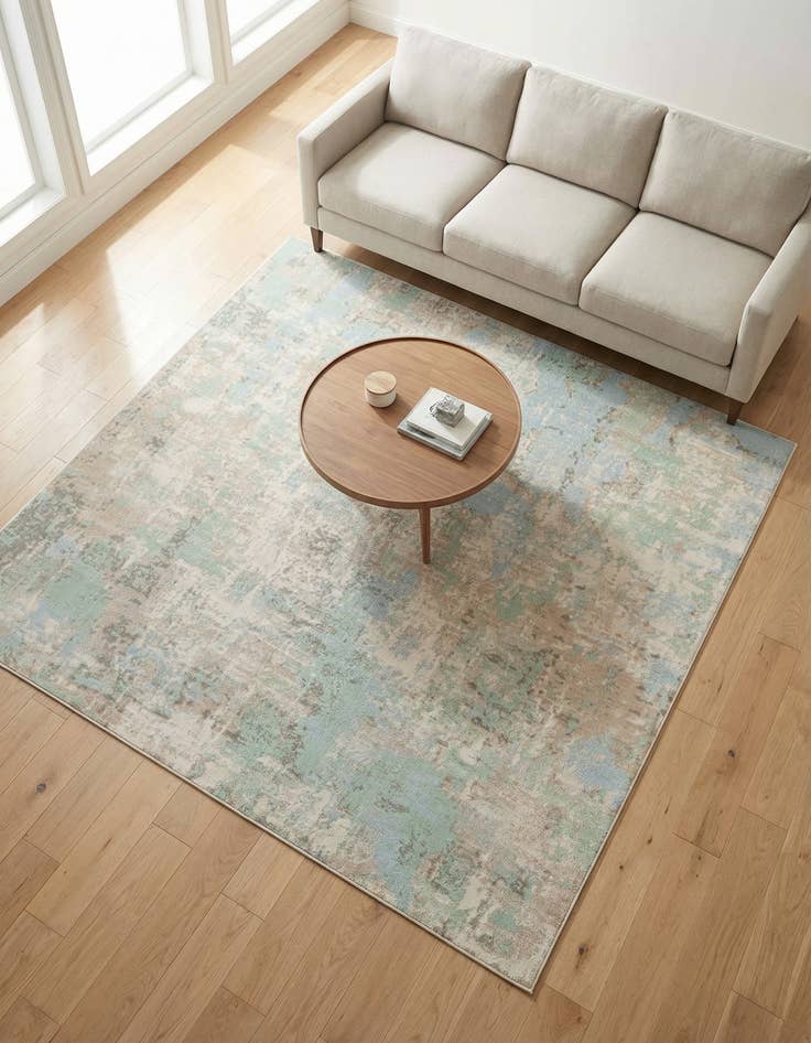 Detail image of 7' 10 x 7' 10 Lotus Square Rug