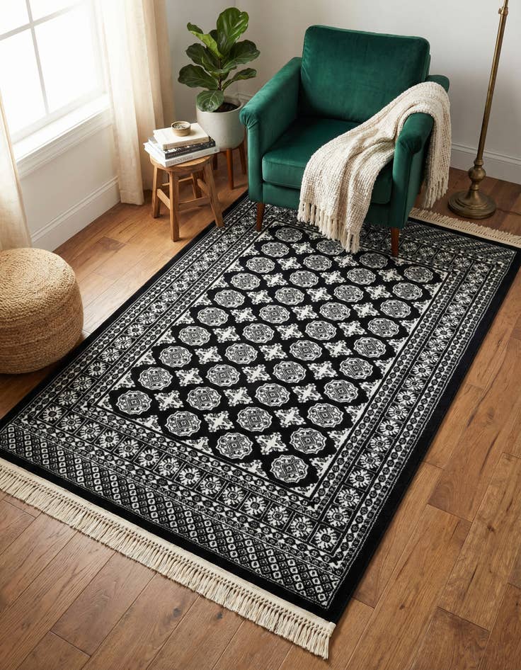 Detail image of 4' x 6' Bokhara Rug