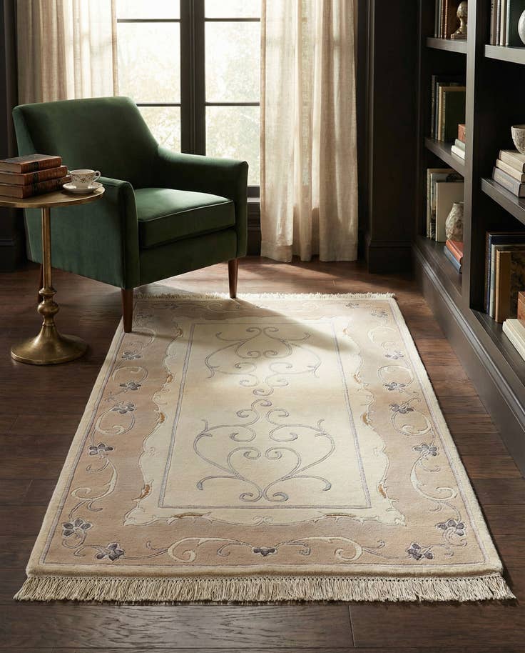 Detail image of 3' x 5' 1 Hand Knotted Darya Wool Rug