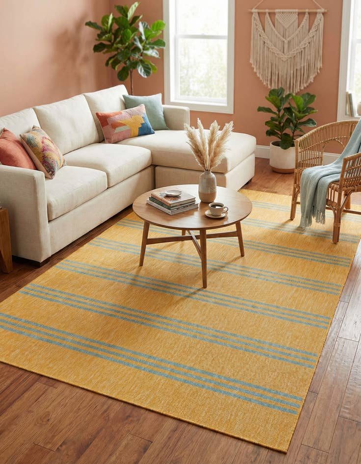 Detail image of 7' x 10' Washable Jill Zarin Anguilla Indoor / Outdoor Rug