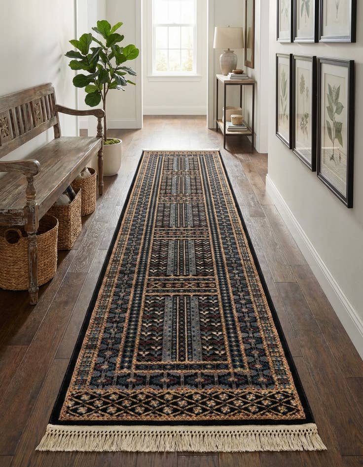 Detail image of 2' 7 x 12' Bokhara Runner Rug