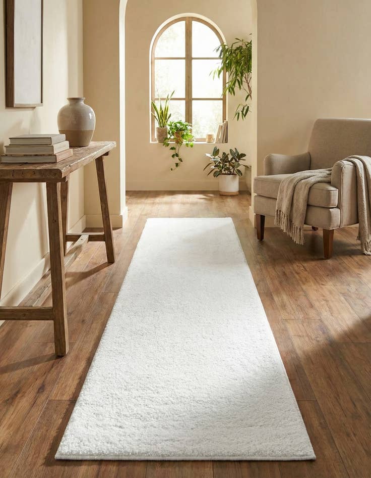 Detail image of  2' 2 x 8' Solid Frieze Runner Rug