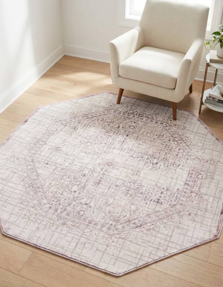 Detail image of 4' x 4' Derbyshire Octagon Rug