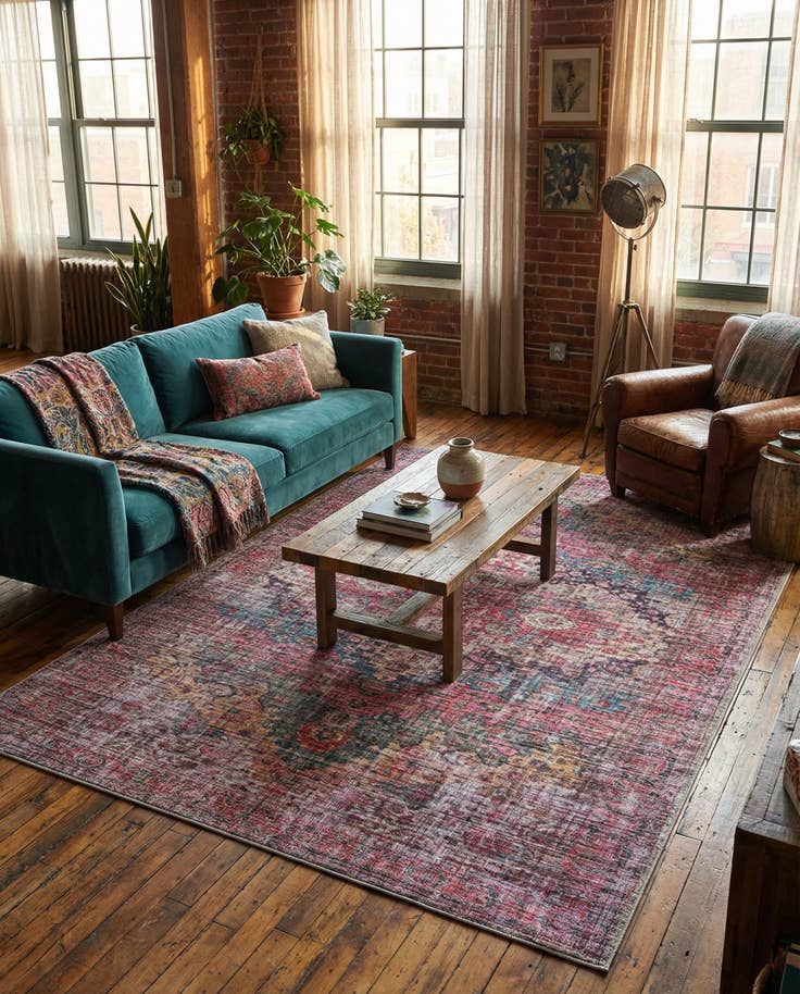 Detail image of 9' 2 x 12' Washable Mangata Rug