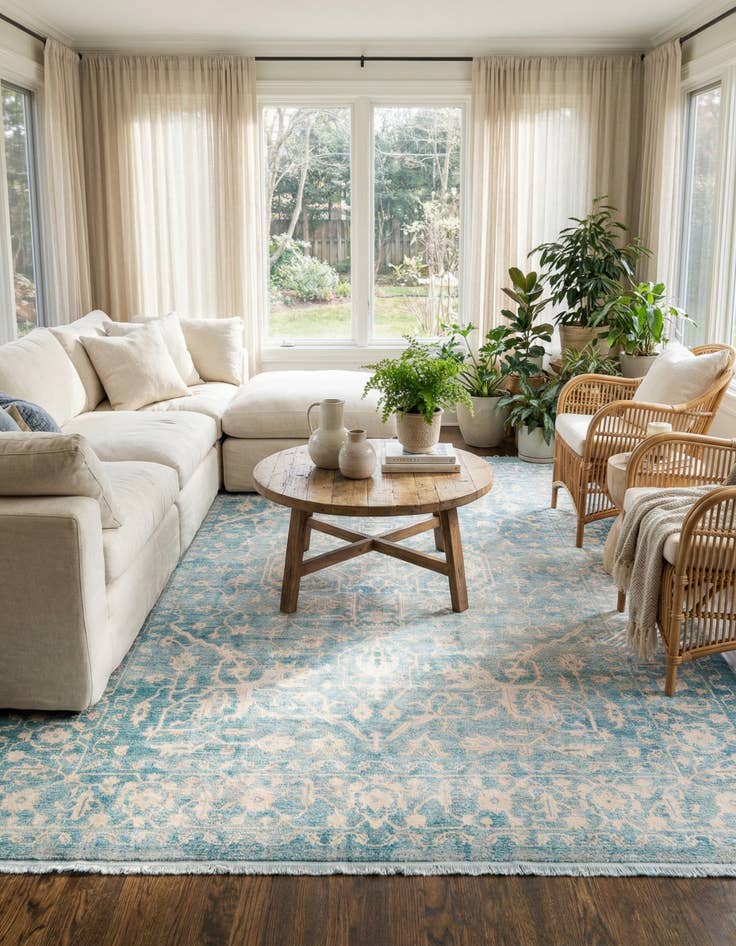 Detail image of 7' x 10' New Vintage Rug