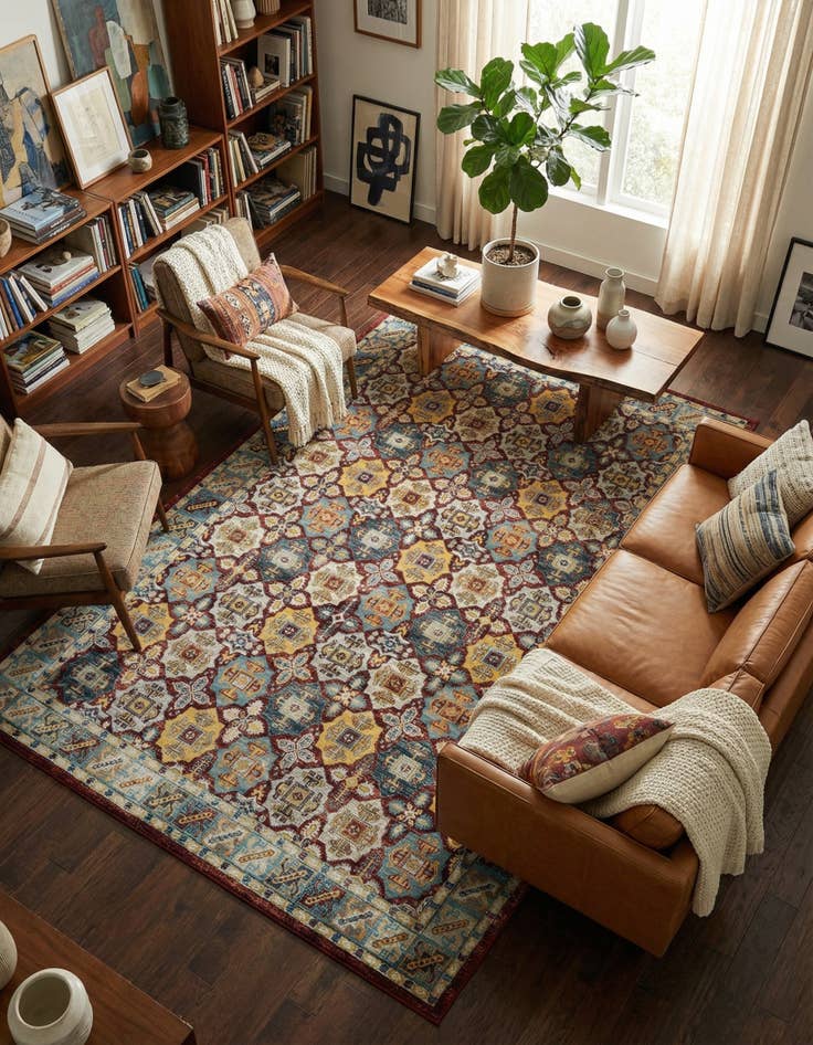 Detail image of 10' x 14' Kamala Washable Rug
