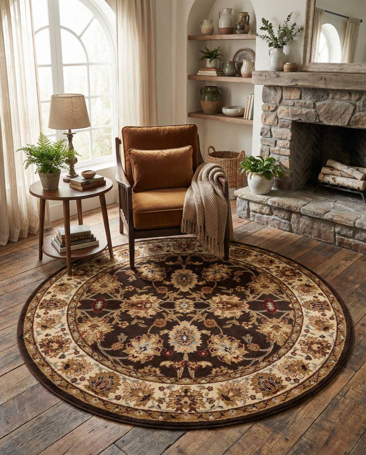 Detail image of 6' x 6' Aditi Round Rug