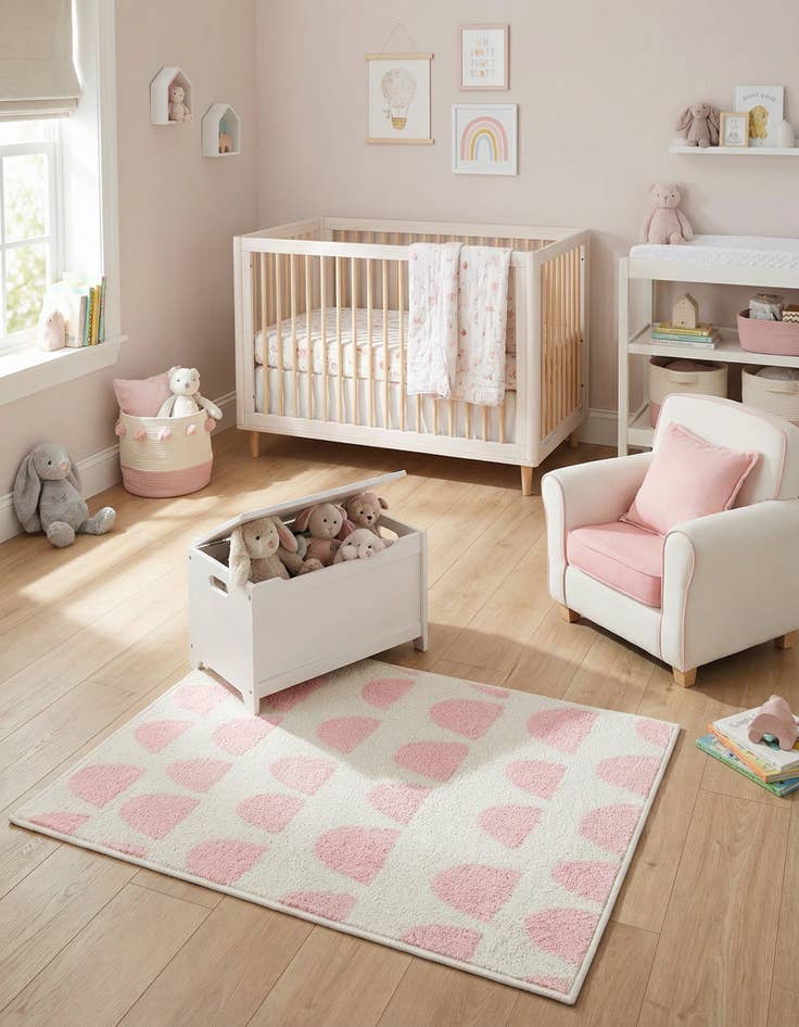 Detail image of 2' 2 x 3' Whimsy Kids Rug