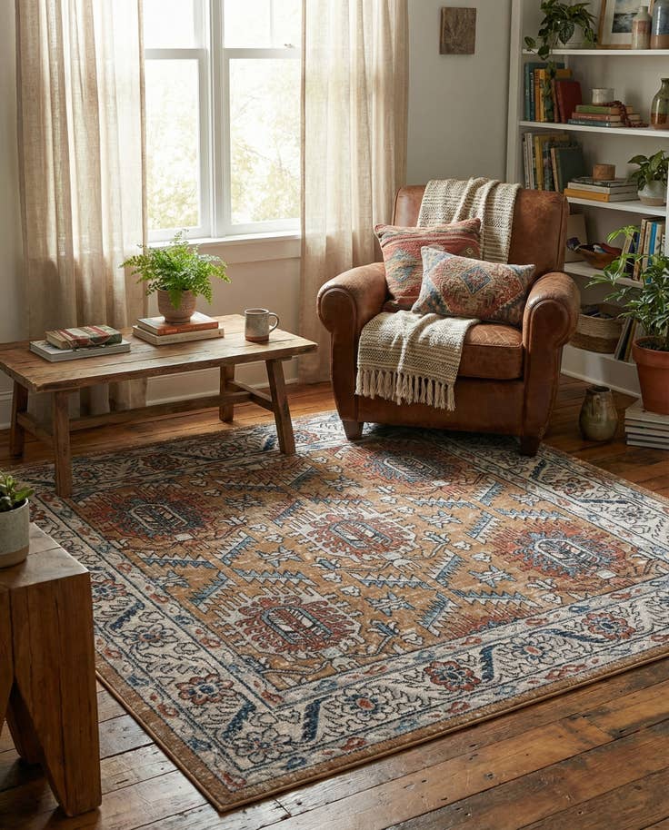 Detail image of 6' x 6' Nyla Square Rug