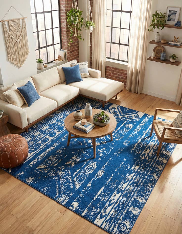 Detail image of 10' x 10' Lennon Square Rug